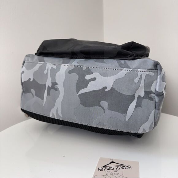 PHILIPP PLEIN SPORT Backpack Camo Grey Logo Camouflage Designer - Picture 7 of 9